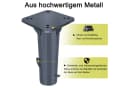 FIVMEN Schirmhalter Metall Bodenplatte Sonnenschirmständer Bild 4