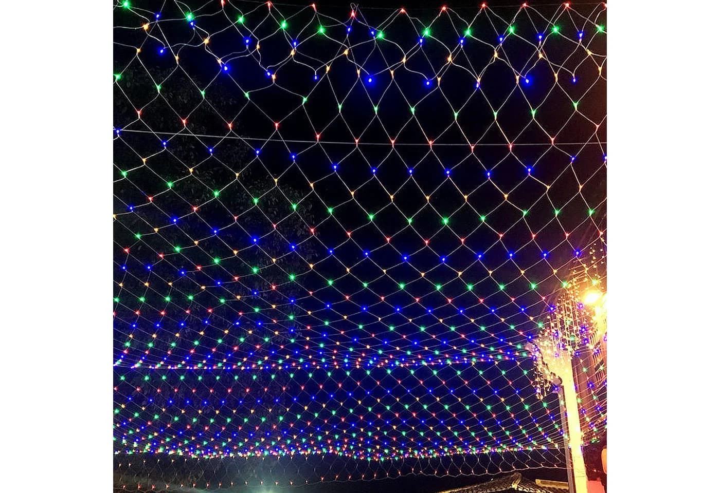 FIVMEN LED-Lichternetz 8 Modi Timer Memory RGB Warmweiß - Bild 2