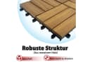 FIVMEN Terrassenfliesen Akazienholz Braun Klicksystem Bild 3
