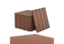 FIVMEN Terrassenfliesen 30x30cm Holzoptik Dunkelkaffee Bild 2
