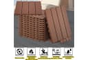 FIVMEN Terrassenfliesen 30x30cm Holzoptik Dunkelkaffee Bild 3