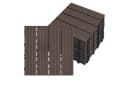 FIVMEN Terrassenfliesen WPC Klickfliesen 30x30cm Braun/Grau Bild 2