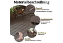 FIVMEN Terrassenfliesen WPC Klickfliesen 30x30cm Braun/Grau Bild 4