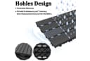 FIVMEN Terrassenfliesen WPC 30x30cm Anthrazit Drainagesystem Bild 5