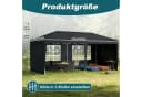 FIVMEN Pavillon 3x6m Faltpavillon Höhenverstellbar Schwarz Bild 1