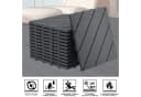 FIVMEN Terrassenfliesen Klickfliesen 30x30cm Anthrazit/Braun Holzoptik Bild 3