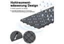 FIVMEN Terrassenfliesen Klickfliesen 30x30cm Anthrazit/Braun Holzoptik Bild 5