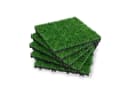 FIVMEN Kunstrasenfliesen 30x30 cm Rasenteppich Rasenfliese Grasmatte 22 St. für Balkon Terrasse Bild 2