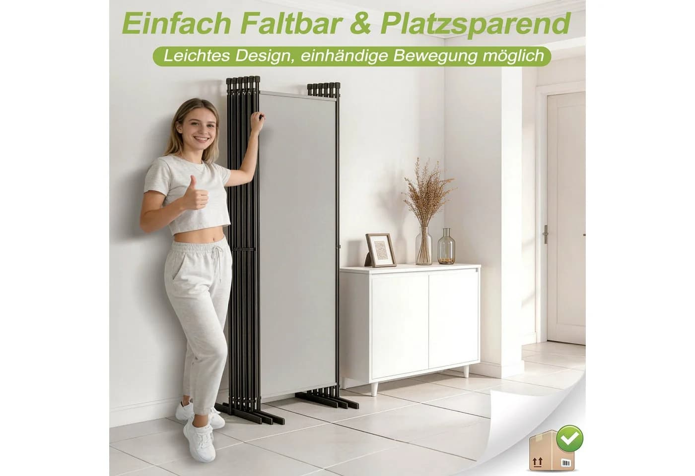 FIVMEN Raumteiler Klappbar Sichtschutz - Bild 4