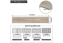 FIVMEN Vinylboden PVC Selbstklebend Holzmaserung Hellholz Bild 1