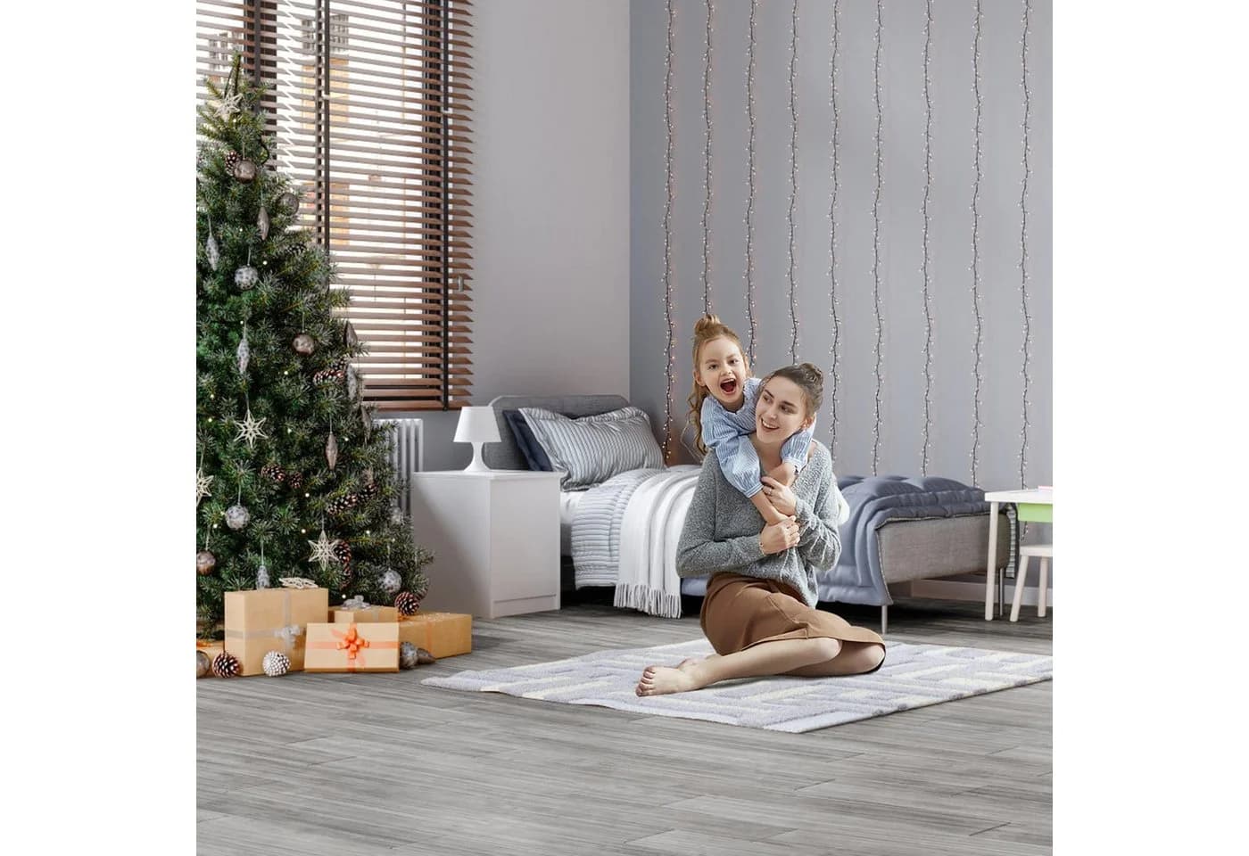 FIVMEN Vinylboden PVC Bodenbelag Selbstklebend Holzmaserung - Bild 5