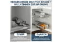 FIVMEN Teleskopschublade Ausziehbar Silber/Schwarz Bild 4