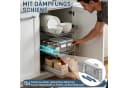 FIVMEN Teleskopschublade Ausziehbar Silber/Schwarz Bild 5