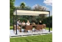 FIVMEN Gartenpavillon 3x3m mit Schiebedach und UV-Schutz Bild 1