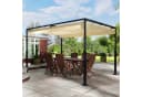 FIVMEN Gartenpavillon 3x3m mit Schiebedach und UV-Schutz Bild 2