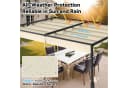 FIVMEN Gartenpavillon 3x3m mit Schiebedach und UV-Schutz Bild 3