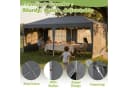 FIVMEN Partyzelt 3x6m Faltpavillon Grau Bild 3