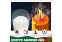 FIVMEN LED-Kerze 3 Stück Flammenlosekerzen mit Fernbedienung Acryl Shell Bild 4