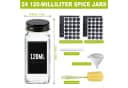 FIVMEN Gewürzglas-Set 24-tlg. Quadratisch Glas mit Sieb & Etiketten Bild 1
