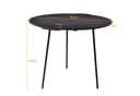 FIVMEN Grillplatte Gusseisen mit 3 Beinen, Ø45 cm, Schwarz Bild 1