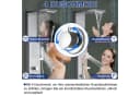 FIVMEN Duschsystem Duschpaneel Edelstahl Gebürstet Duscharmatur Duschset mit Regendusche, 5 Duschmodi Massagedusche, Wasserfalldusche, Handbrause Bild 4