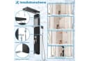 FIVMEN Duschsystem Duschpaneel aus Edelstahl mit Ablage und Armatur Duschsäule Duschset, 5 Duschmodi Massagedusche, Wasserfalldusche, Handbrause Bild 5