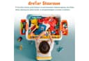 FIVMEN Kindersitzgruppe Höhenverstellbarer Kindertisch mit Stühle Set Spieltisch mit Blocks, 300-tlg Bild 5