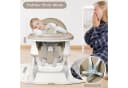 FIVMEN Tischsitz Kindertischsitz Klappbarer 3in1 Multifunktionaler Verstellbar Bild 3
