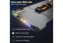 FIVMEN Gaming Schreibtisch mit LED M-Frame Bild 5