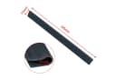 FIVMEN Klebe-/Klemmset PVC Sichtschutzstreifen Befestigungsclips Anthrazit 50-tlg Bild 1