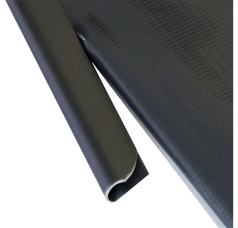 FIVMEN Klebe-/Klemmset PVC Sichtschutzstreifen Befestigungsclips Anthrazit 50-tlg - Bild 4