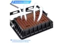 FIVMEN LED Flutlichtstrahler 5x100W Superhell LED Fluter Außenstrahler Aluminium Bild 3