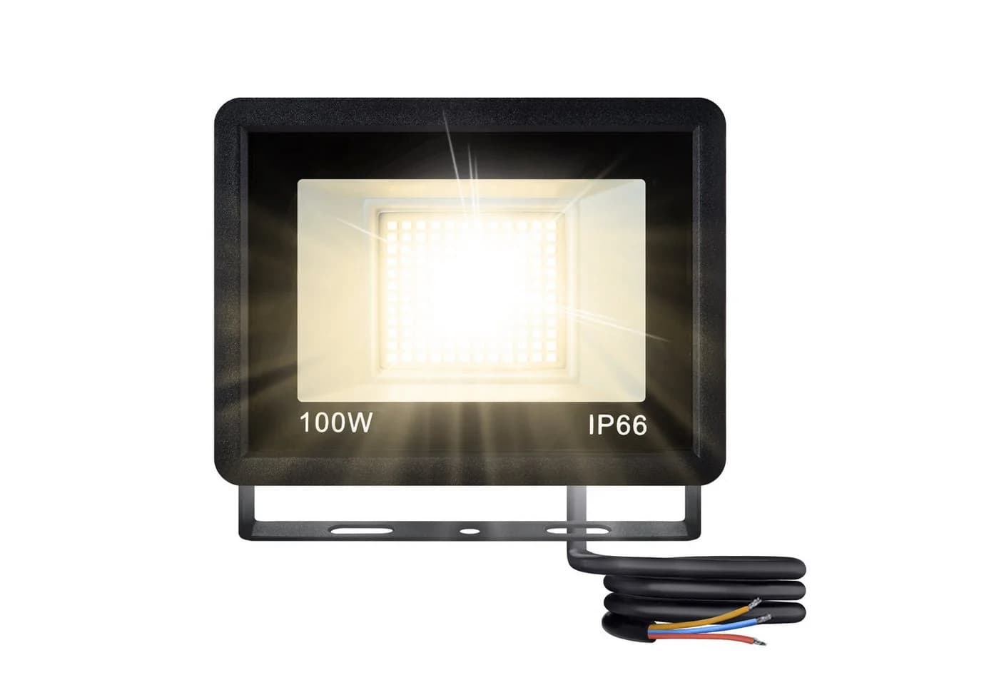 FIVMEN LED Flutlichtstrahler 5x100W Superhell LED Fluter Außenstrahler Aluminium - Bild 2