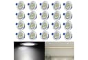 FIVMEN 20x 3W LED-Einbaustrahler Schwenkbar Rund Fluter Bild 2