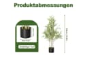 FIVMEN Kunstbaum Bambus Ficusbaum Grün 100 cm Bild 1