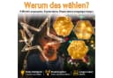 FIVMEN LED-Lichterkette 138 LEDs 3m Stern Form IP44 Bild 5