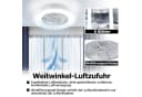FIVMEN Deckenventilator mit LED-Beleuchtung, dimmbar, weiß Bild 4
