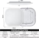 FIVMEN LED Deckenleuchte mit Bewegungsmelder 15W/24W Bild 1