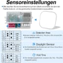 FIVMEN LED Deckenleuchte mit Bewegungsmelder 15W/24W Bild 5