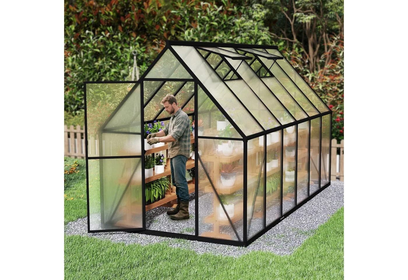 FIVMEN Gewächshaus Premium Aluminium UV-beständig - Bild 2