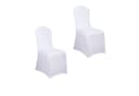 FIVMEN Stuhlhussen Stretch Weiß Universell Passform Modernes Design Bild 2