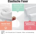 FIVMEN Stuhlhussen Stretch Weiß Universell Passform Modernes Design Bild 3