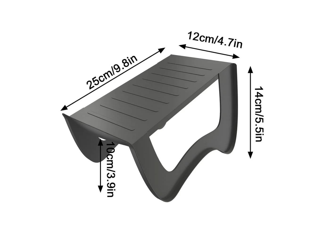 FIVMEN Schuhstapler 10er Set Grau PP Rutschfest - Bild 1
