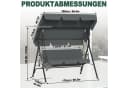FIVMEN Hollywoodschaukel 3-Sitzer Gartenliege Metall Bild 1