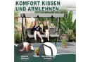 FIVMEN Hollywoodschaukel 3-Sitzer Gartenliege Metall Bild 5