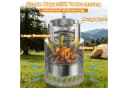 FIVMEN Feuerschale Campingkocher Edelstahl Tischkamin Silber Bild 5