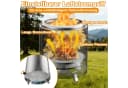 FIVMEN Feuerschale Campingkocher Edelstahl Outdoor Holzvergaser Kocher Bild 5