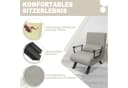 FIVMEN 3-in-1 Schlafsessel Grau mit verstellbarer Rückenlehne Bild 4