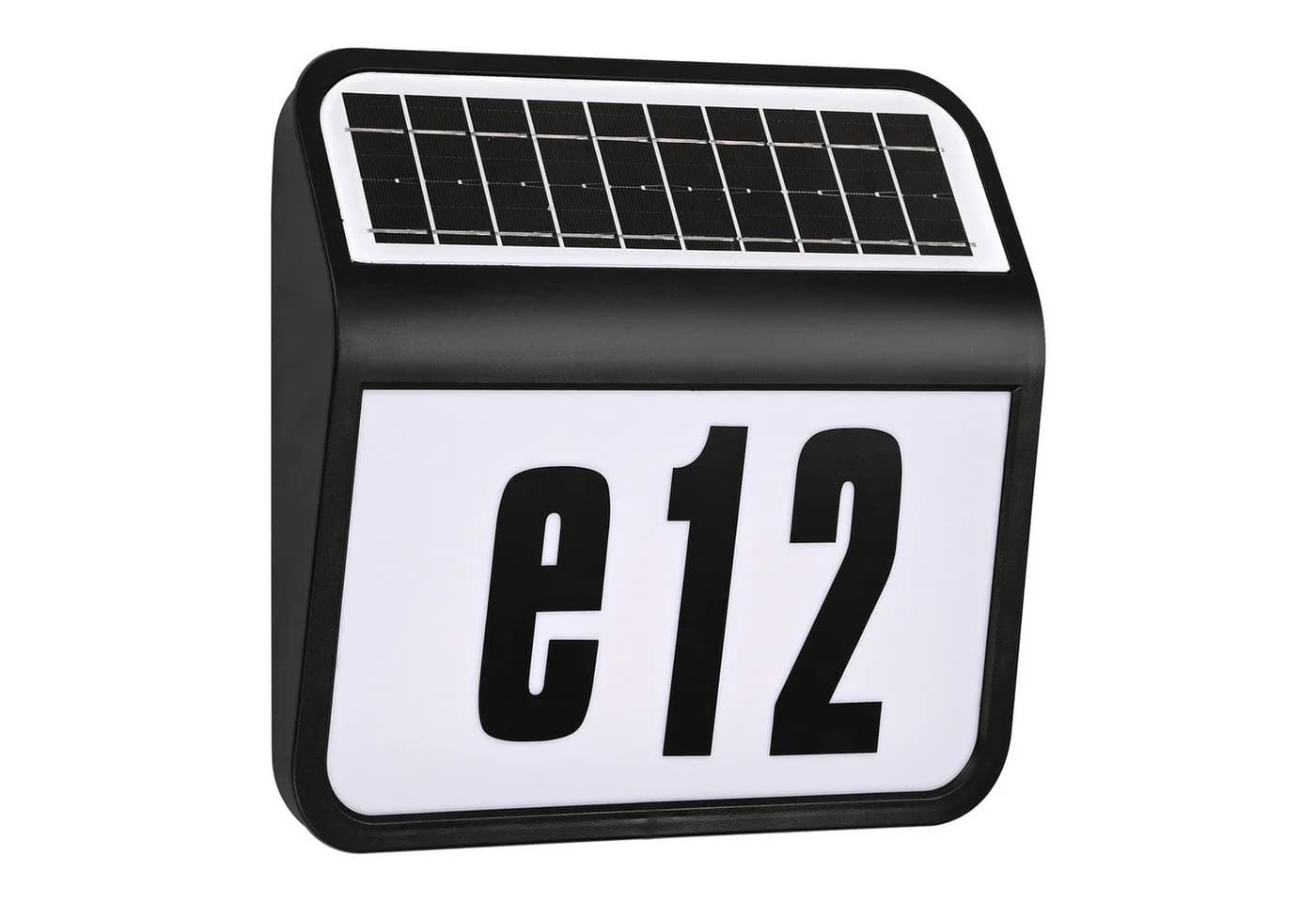 FIVMEN Solar Hausnummer LED Beleuchtung Schwarz Edelstahl - Bild 2