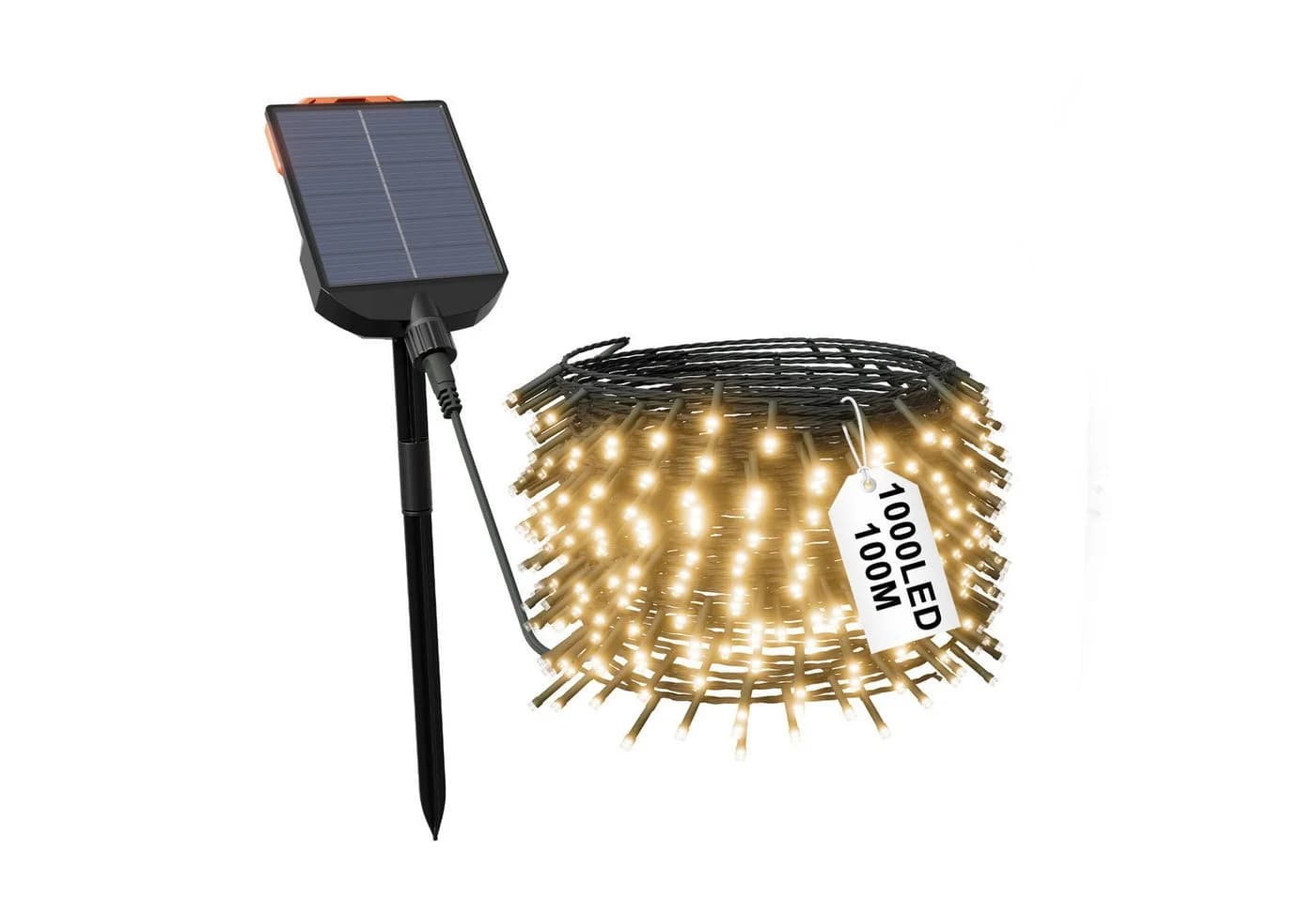 FIVMEN LED Solarleuchte Warmweiß mit Fernbedienung - Bild 2